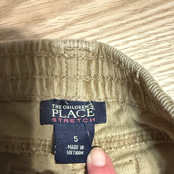 Kids Tan Corduroy Pants - Picture 2 of 6